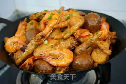 Make Chicken claw shrimp step 15