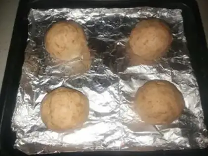 Make Cracker-skin red potato ball step 5