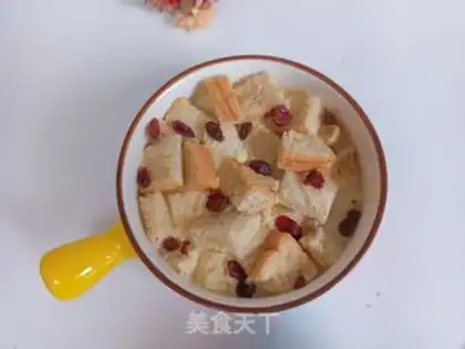 Make Cranberry toast pudding step 6