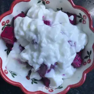 Make Old yogurt with dragon nuts step 5