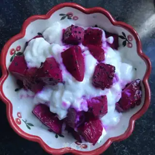 Make Old yogurt with dragon nuts step 6