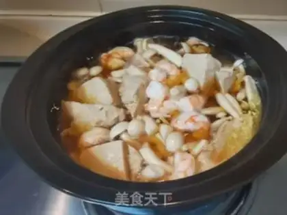 Make Shrimp veggie mushrooms step 7