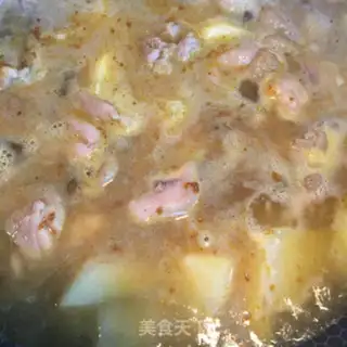 Make Curry potato chicken step 6