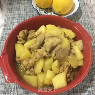 Make Curry potato chicken step 8