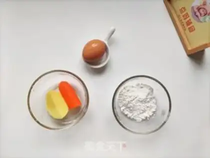 Make Baby eats potato carrots and eggs step 0