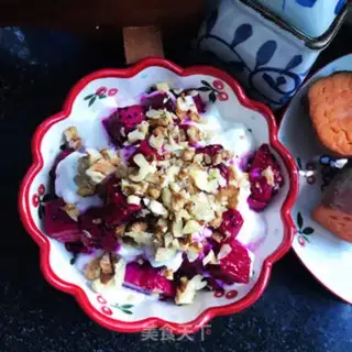 Make Old yogurt with dragon nuts step 9