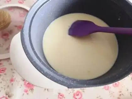 Make Baked milk step 1