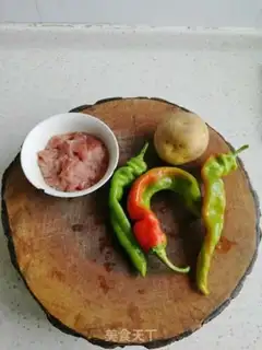 Make Potato pepper fried meat step 0