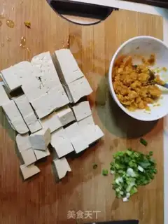 Make Crab yellow tofu step 1