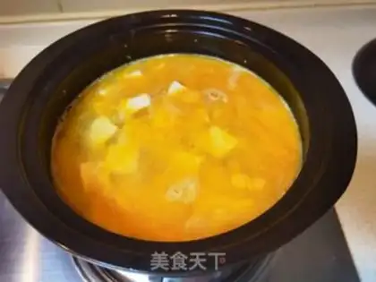 Make Crab yellow tofu step 8
