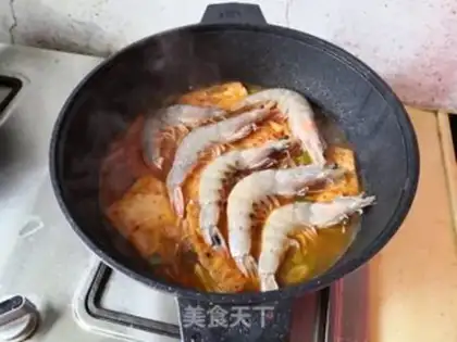Make Spicy tofu shrimp step 7