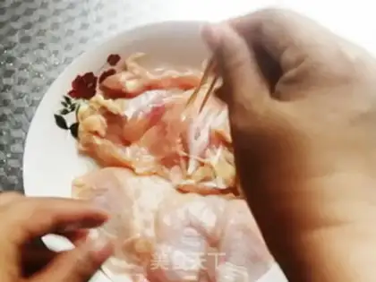 Make Take the chicken leg chop step 0