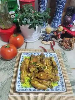 Make Curry chicken wings step 6