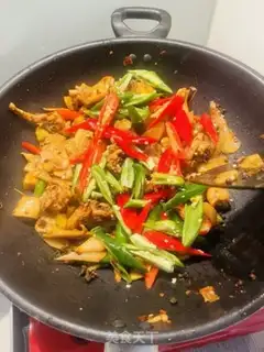 Make Ginger chili chicken step 8