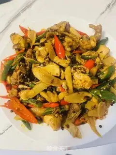 Make Ginger chili chicken step 10