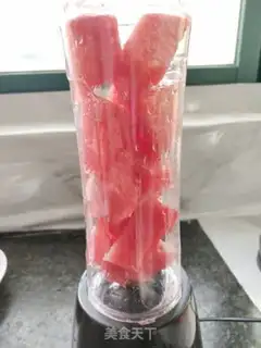Make Fresh watermelon juice step 2