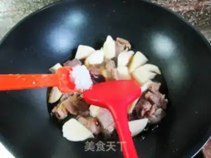 Make Beef burns white step 7