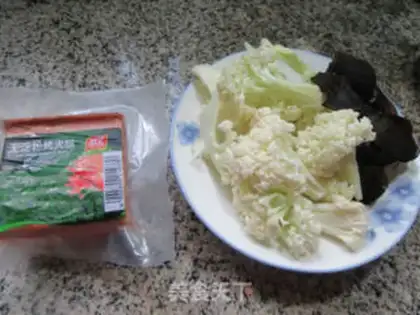 Make Black-mule ham and broccoli step 0