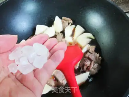 Make Beef burns white step 8