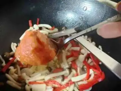 Make Golden Sands with mushrooms step 3