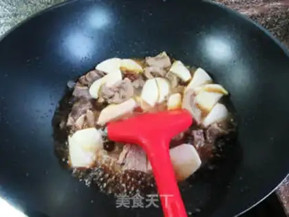 Make Beef burns white step 9