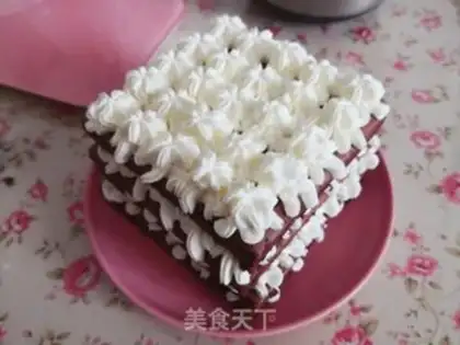 Make Coco cream cake step 11