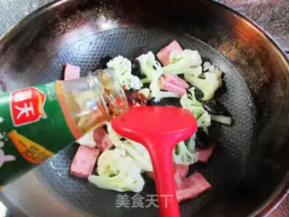 Make Black-mule ham and broccoli step 5
