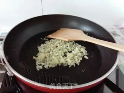 Make Meat tofu fried eggs step 6