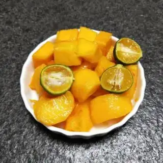Make Fruit and green tea step 2