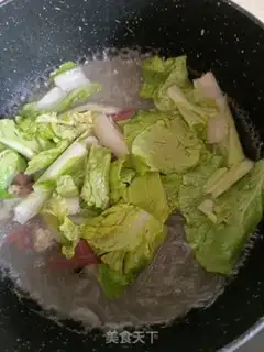 Make Duck blood fan soup step 2