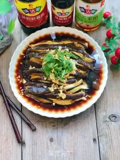 Make The cold hand tore the eggplant step 9