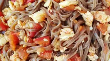 Make Tomato egg noodles step 12