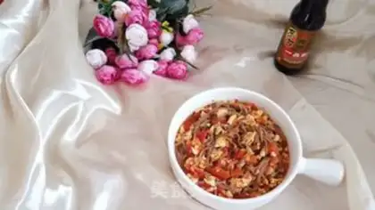 Make Tomato egg noodles step 13