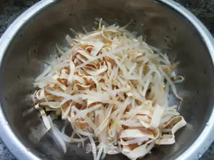 Make A thousand sprouts of silk beans step 3