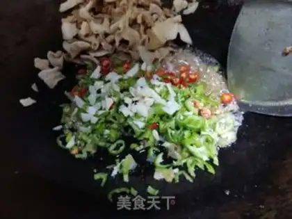 Make Green pepper slag step 2