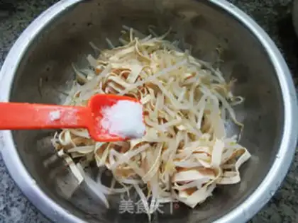 Make A thousand sprouts of silk beans step 4