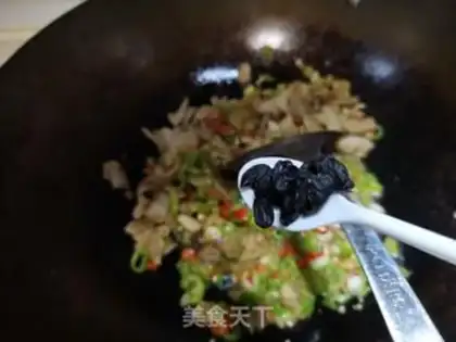 Make Green pepper slag step 4