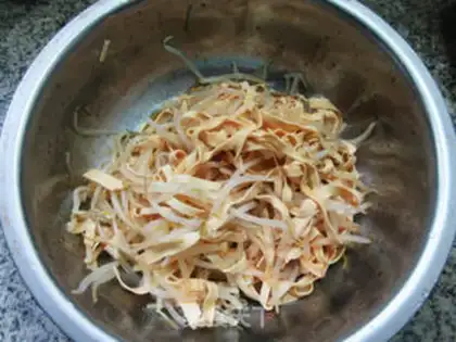 Make A thousand sprouts of silk beans step 7