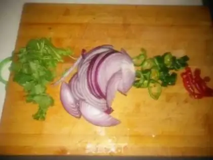 Make Red onion beef step 7