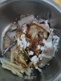 Make Cream fried fish step 1