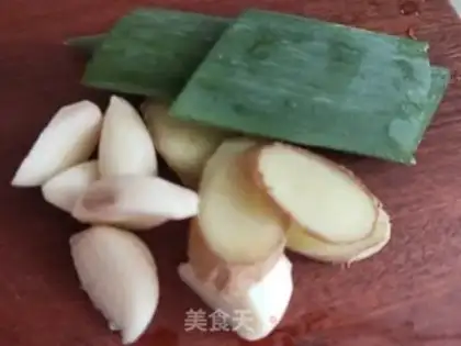 Make Red-burned flatfish step 1