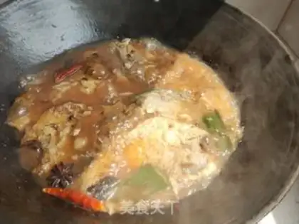 Make Red-burned flatfish step 9