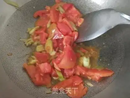 Make Old cucumber tomato potato soup step 2
