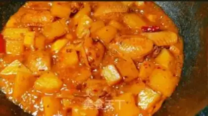 Make Slutty chicken wings and potatoes step 10