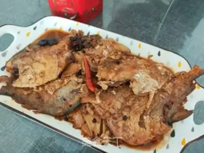 Make Red-burned flatfish step 12