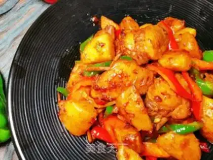 Make Slutty chicken wings and potatoes step 15