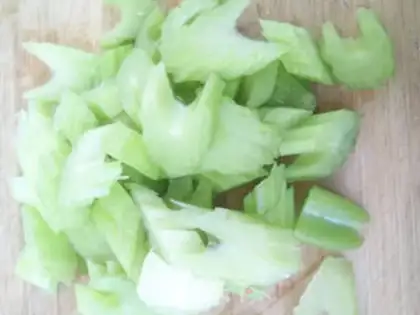 Make Celery cashew step 0