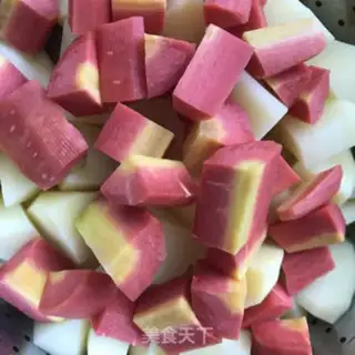 Make Chicken-legged radish potatoes step 5