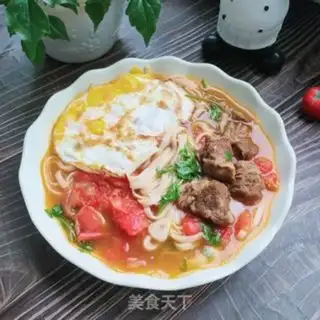 Make Fried omelet noodles step 13