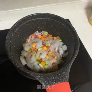 Make Shrimp pizza step 1